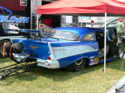Blue 1957 Chevrolet Promod 